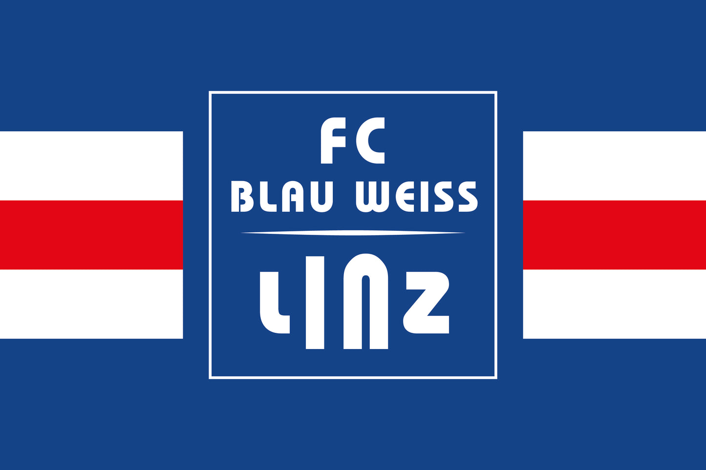 FC Blau-Weiß Linz Stockfahne 40x60 cm Bild 2