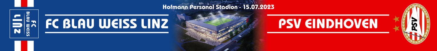 FC Blau-Weiß Linz Matchday-Schal PSV Eindhoven Bild 4