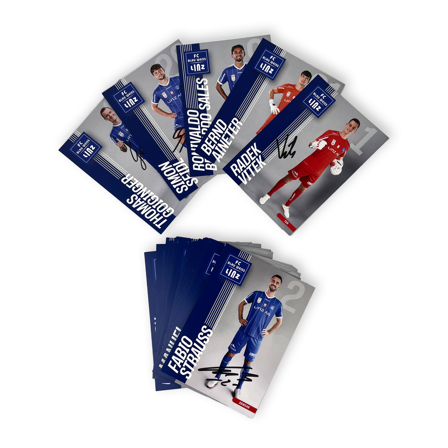 FC Blau-Weiß Linz Autogrammkarten 2024/2025 Bild 1