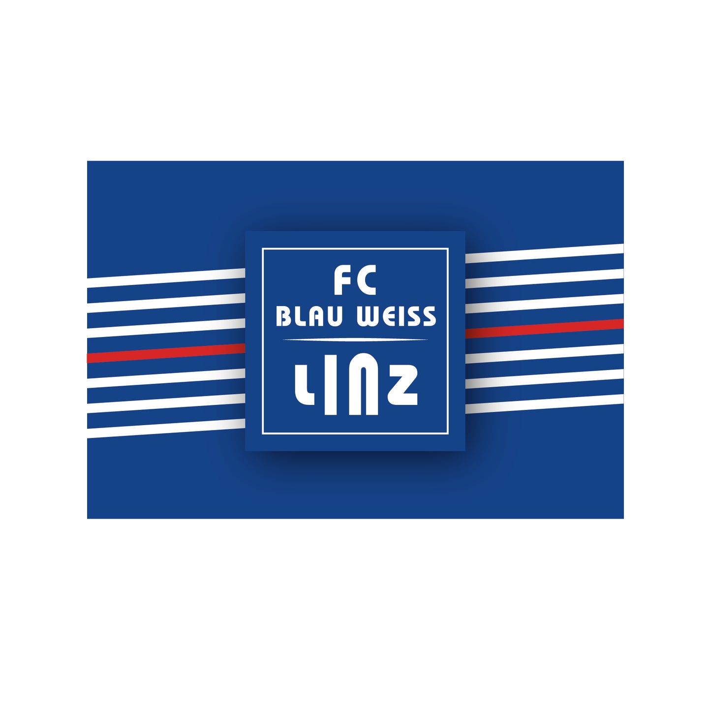 FC Blau-Weiß Linz Hissfahne Neu 100x150 cm