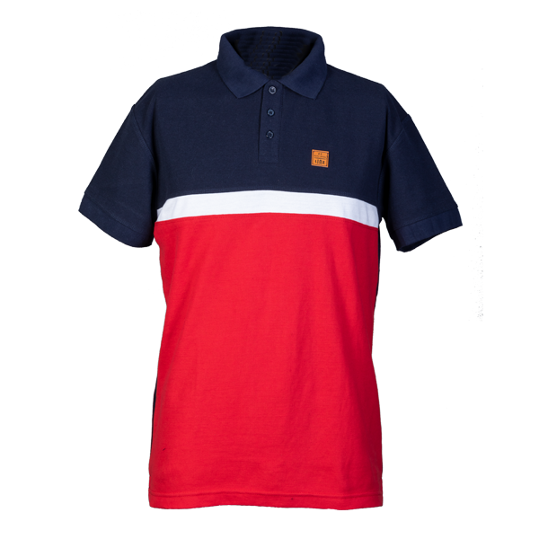 FC Blau-Weiß Linz Polo with Leather Patch Bild 1