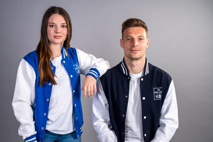 FC Blau-Weiß Linz College Jacket Royal Blau