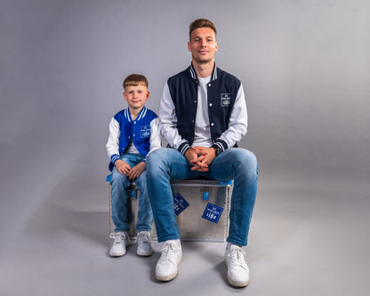 FC Blau-Weiß Linz College Jacket Royal Blau