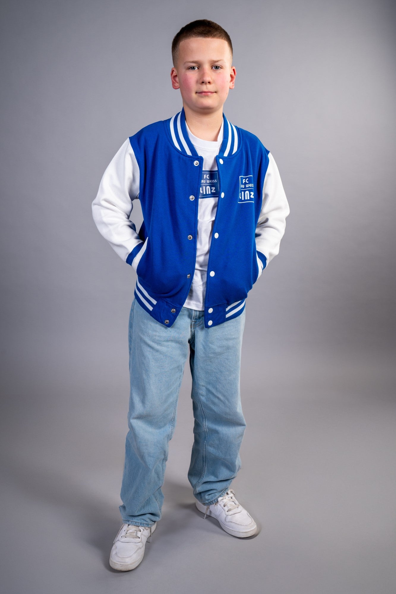 FC Blau-Weiß Linz College Jacket Kids