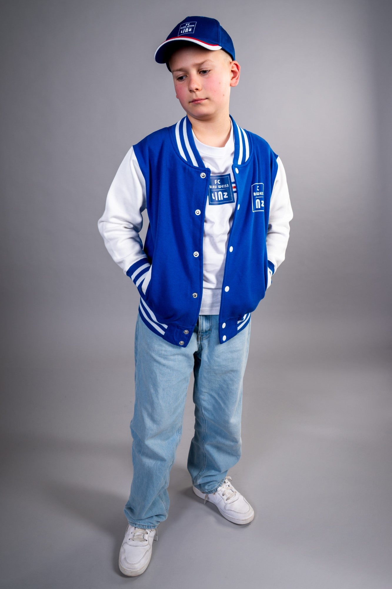 FC Blau-Weiß Linz College Jacket Kids