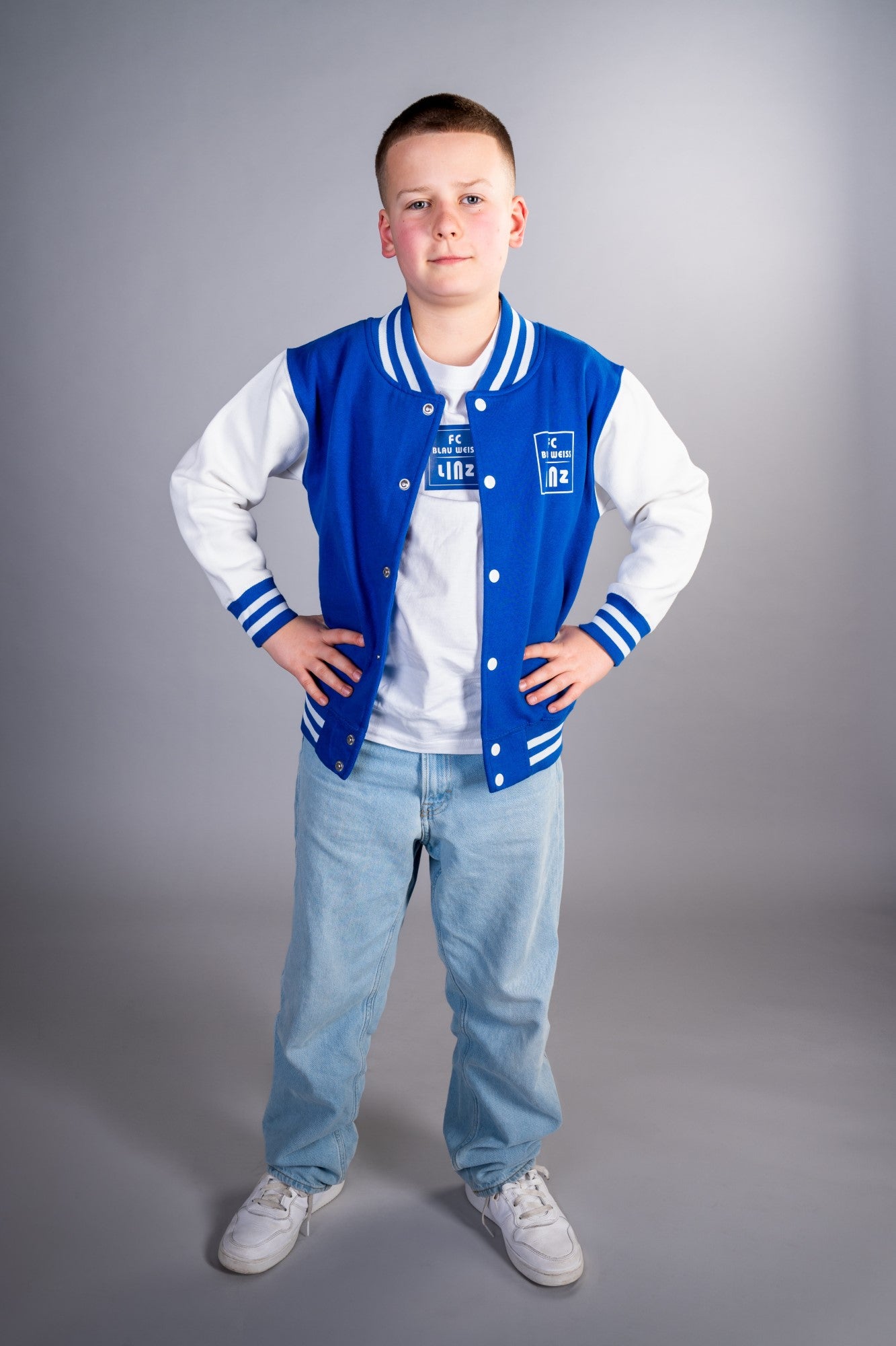 FC Blau-Weiß Linz College Jacket Kids