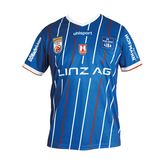 FC Blau-Weiß Linz Home Trikot Kids 2025/26 Vorderansicht