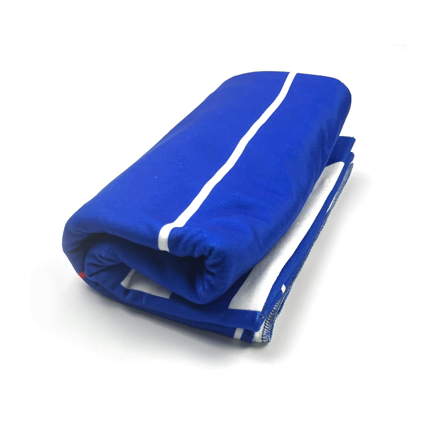 FC_Blau_Weiss_Linz_Fleecedecke zusammengelegt