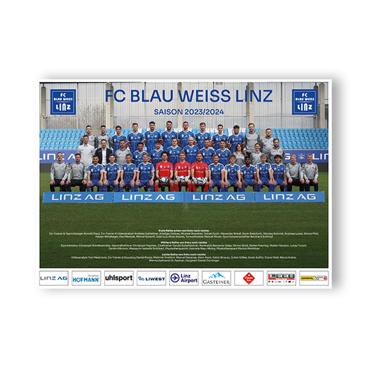 FC Blau-Weiß Linz Poster Saison 2023/2024