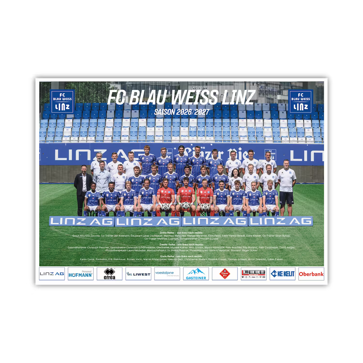 FC Blau-Weiß Linz Poster 2026/2027