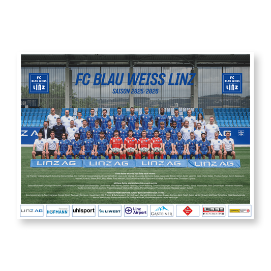 FC Blau-Weiß Linz Poster Saison 2025/2026