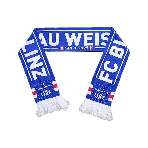 FC Blau-Weiß Linz Seidenschal Bild 1 transparent