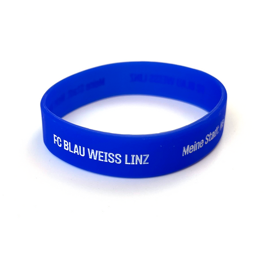 FC Blau-Weiß Linz Silikonarmband Blau