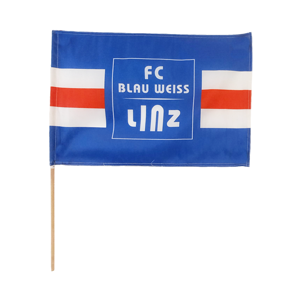FC Blau-Weiß Linz Stockfahne 40x60 cm
