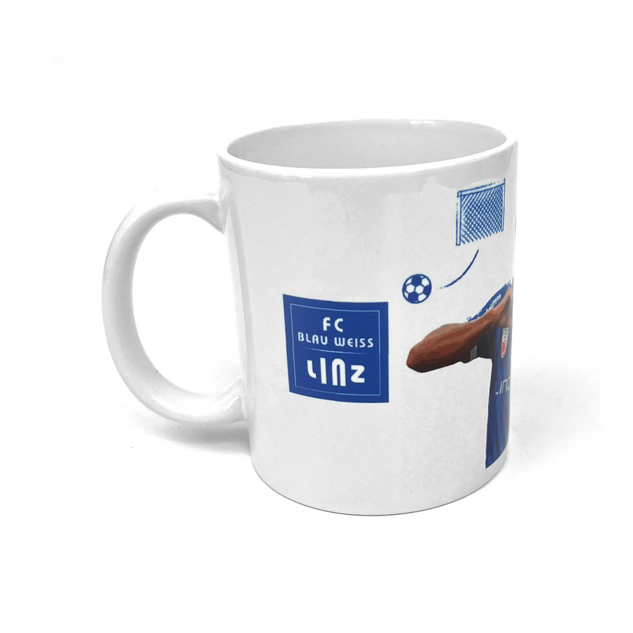 FC Blau-Weiß Linz Ronivaldo Tasse Bild 1
