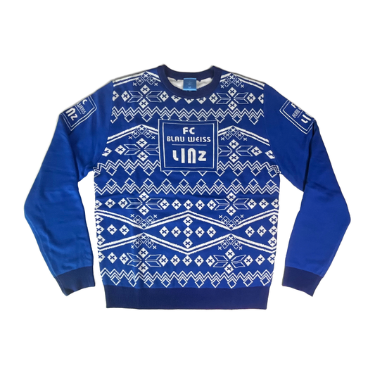 FC Blau-Weiß Linz WeihnachtspulloverKids