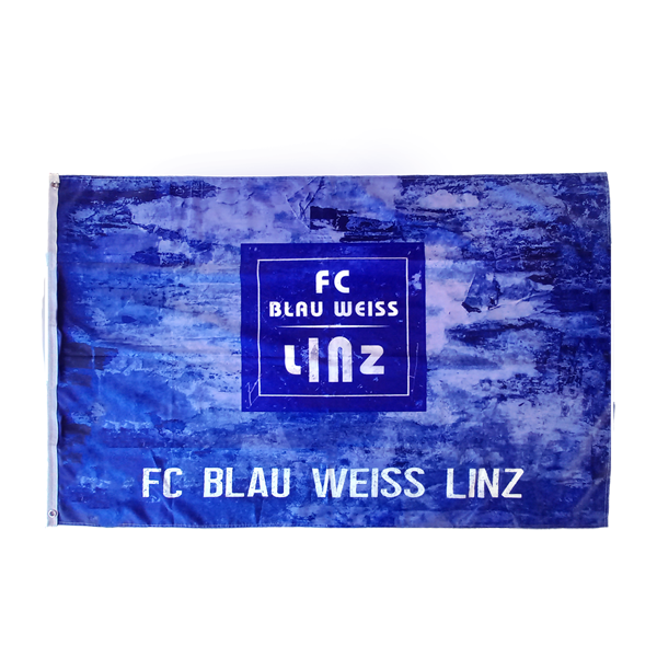 FC Blau-Weiß Linz Hissfahne 100x150 cm