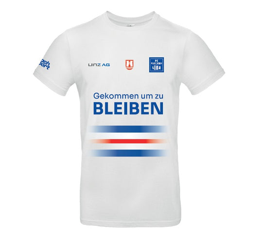 FC Blau-Weiß Linz T-Shirt "Gekommen um zu BLEIBEN"