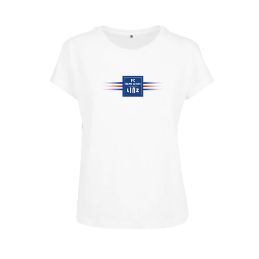 FC Blau-Weiß Linz T-Shirt Damen Logo transparent