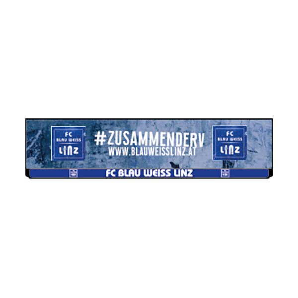 FC Blau-Weiß Linz Kennzeichenhalter (Paar)